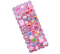 Autocollants Bulles,Décalcomanies 3D Réutilisables Dessin Animé - Autocollants à Bulles Animaux pour Tout-petits | Pour Anniversaire Noël Cadeaux de Fête Journal Loisirs Créatifs Coque de