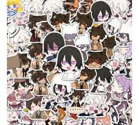 Autocollants Bungo Strays Dogs, 64 Pcs Dazai Figurine Vinyle Stickers Imperméable Pour Fête, Scrapbooking Ordinateur Portable Skateboard Pour Étudiants Adolescents
