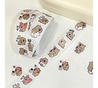 Autocollants Capybara Pour Décoration,Décalcomanies Pour Téléphone,Ordinateur Portable,Valise,Réfrigérateur,Pour Enfants, Bricolage,500 Pièces - Type Style 1