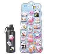 Autocollants Cartoon - Décalcomanies 3D Fournitures De Scrapbooking,Petits Autocollants Bubble Doux Lapin | Pour Adultes Journal Carnet Scrapbook Portable Etui Téléphone Bouteille d'Eau