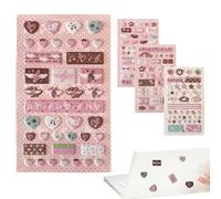 Autocollants Cartoon | Jouets 3D Bulle Note de Musique | 4 Pièces Décorations Petite Étoile pour Ordinateur Portable,Pour Salle de Classe Carnet Scrapbook Trousses Tablet Planificateur Journaux Ordina