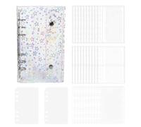 Autocollants Classeur à collectionner | PVC rechargeable avec fermeture de sécurité non imprimé - Autocollants Album de rangement | Pour cartes peintes à la main Photos, filles, étudiants, enfants