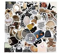 Autocollants Classiques De Style Ins,Étiquette Murale Esthétique Pour Téléphone,Scrapbook,Moto,Étanche,Jouets Pour Enfants,Cadeaux,60 Pièces.Ins Style 60Pcs.