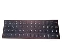 Autocollants clavier espagnol portable PC QWERTY Étiquettes adhésives ordinateur portable spanol Touches ordinateurs portables