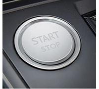 Autocollants Commutation Compatible avec Peugeot 5008 3008 408 508 2008 308 4008 Autocollant Style De Voiture Démarrage À Un Bouton Démarrage du Moteur Arrêt Bouton D'allumage Anneau Couverture (Colo