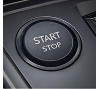 Autocollants commutation Compatible Avec Peugeot 5008 3008 408 508 2008 308 4008 Autocollant Style De Voiture Démarrage À Un Bouton Démarrage Du Moteur Arrêt Bouton D'allumage Anneau Couverture ( Colo