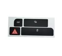 Autocollants Compatible Avec A4 2004 2005 2006 Autocollants Pour Bouton Commutation Clignotant Voiture Couvercle Porte-gobelet Réparation Nterrupteur Accessoires Décoration