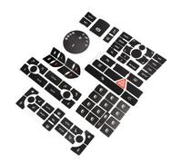 Autocollants Compatible Avec A8 D3 2002 2003 2004 2005 2006 2007 2008 2009 Autocollants Pour Panneau Climatique Accessoires Voiture Autocollant De Réparation De Bouton Voiture