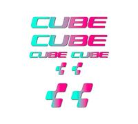 Autocollants compatible avec aveccadre Veló Cube x8 degradado