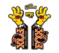 Autocollants Compatible Avec Avecde Fourche De Vélo Fox Collaboration Santa Cruz The Simpsons 2021 Exclusive Donuts Model