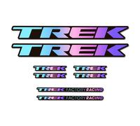 Autocollants Compatible Avec De Cadre De Vélo Trek Factory Racing Degradado