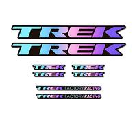 Autocollants compatible avec de cadre de vélo Trek Factory Racing degradado