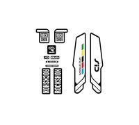 Autocollants compatible avec de fourche de vélo Rock Shox 2014 Sid Brain World Cup 29''