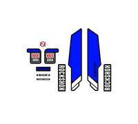 Autocollants Compatible Avec De Fourche De Vélo Rock Shox Reba Blanco 29