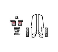 Autocollants Compatible Avec De Fourche De Vélo Rock Shox Reba Blanco 29'' Mod-2