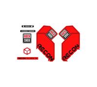 Autocollants Compatible Avec De Fourche De Vélo Rock Shox Recon Silver Tk 26