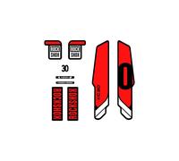 Autocollants Compatible Avec De Fourche De Vélo Rock Shox Xc30 Blanco 29
