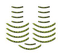 Autocollants Compatible Avec De Jante De Vélo Vtt Bontrager Kovee Elite 23 Mtb 29