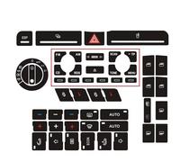 Autocollants Compatible Avec Pour Voiture A4 B6 B7 Pour Radio Clima ESP Autocollants De Réparation De Bouton De Phare Usé Accessoires Intérieurs De Commutateur De Bouton