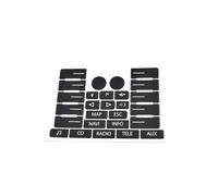 Autocollants Compatible Avec VW Pour Touareg 2004-2008 2009 Navigation De Voiture Stéréo Pour Bouton De Commutation Pour Radio Réparation Autocollants Décalcomanies Accessoires