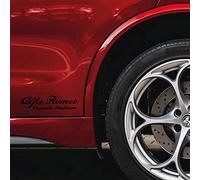 Autocollants compatibles avec Alfa Romeo Giulietta Mito, fierté italienne pour côté jupe autocollant, noir