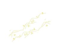 Autocollants compatibles avec Vivaro ABC Car Graphics Decor Decal Camper Vinyl Auto Tuning Accessoires(Yellow)