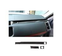 Autocollants Console Centrale Voiture Garniture Couverture Panneau Décoration Passager Console Centrale Conduite Manuelle Pour Land Pour Rover Pour Range Pour Rover Sport 2014-2020(Black)