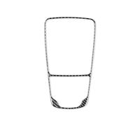 Autocollants Console Centrale Voiture Pour A3 Pour S3 Pour RS3 Pour 8V 2013-2019 Panneau Changement Central Bande Garniture Bordure Autocollant Décoratif Intérieur Voiture(BLACK)