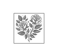 Autocollants Corporels Patch De Tatouage En Forme De Cœur Avec Jus De Rose, Imperméable, Rendu Des Couleurs Continu, 1 À 2 Semaines