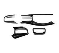 Autocollants Couverture Décoration Moulures Intérieures Couleur Fiber Carbone D'abs De Voiture Pour Ford Pour Explorer U625 2020-2022 Intérieur Automobile(Dashboard Strip)