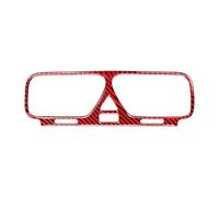Autocollants Couverture Intérieure Ventilation Centrale Décoration Voiture Pour VW Pour Scirocco R 2009-2016(Rosso)