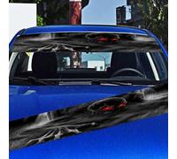 Autocollants créatifs 3D pour pare-brise de voiture avant et arrière, améliore l'apparence du véhicule ()