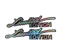 Autocollants créatifs J70 - 2 pièces - Édition limitée - Autocollants pour voiture, caravane, monospace, berline, véhicules tout-terrain, pickup, course (B)