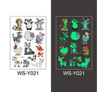 Autocollants Créatifs Lumineux Phosphorescents, Papeterie Décorative, Artisanat D'art Mural Fluorescent