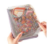Autocollants Créer Sa Propre Maison | Décalcomanies Pour Cahier À Effet Visuel 3D - Autocollants DIY de Maisons Miniatures | Pour garçons, préscolaires, amateurs de loisirs créatifs, scrapbooking, jou