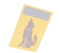 Autocollants D’incrustation de Tête de Guitare Motif Loup Pvc