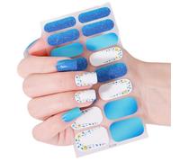 Autocollants d ’ ongles de la Saint-Valentin Heart Kiss Nails Wraps Full Wraps Bandes de vernis Autocollants auto-adhésifs Femmes Valentine Art Stickers