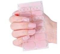 Autocollants d ’ ongles de la Saint-Valentin Heart Kiss Nails Wraps Full Wraps Bandes de vernis Autocollants auto-adhésifs Femmes Valentine Art Stickers