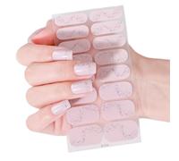 Autocollants d ’ ongles de la Saint-Valentin Heart Kiss Nails Wraps Full Wraps Bandes de vernis Autocollants auto-adhésifs Femmes Valentine Art Stickers
