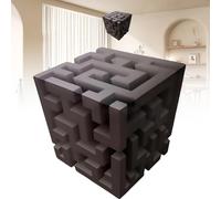 Autocollants d'angle impossibles, art mural qui redessine la réalité, autocollants cubes labyrinthe 3D, autocollants muraux avec illusion d'optique pour les coins, décoration moderne pour la maison et