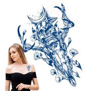 Autocollants d'art corporel, autocollants semi-permanents pour le corps - Autocollants réalistes semi-permanents pour bras - Autocollants artistiques, fournitures festives créatives pour