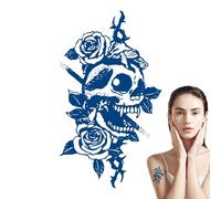 Autocollants d'art corporel, décalcomanies du corps semi-permanentes,Autocollants à bras semi-permanentes à l'épreuve de sueur | Décorations polyvalentes, décalcomanies corporelles adaptées à la peau