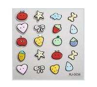 Autocollants D'art 'ongle 5D Décalcomanies 'amour Accessoires De Conception Auto-adhésifs Breloques 'halloween Autocollant Décoration Autocollant Dessin Animé