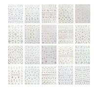 Autocollants D'art 'ongle Auto-adhésifs En Relief Décalcomanies De Diamants Autocollants 'art Ligne Française Décorations Manucure Décalcomanies Colorées Pour Ongles