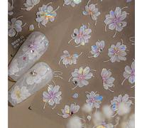 Autocollants d'art pour les ongles avec motifs d'ailes de papillon exquis - Décorations sans parfum et auto-adhésives pour les mains et les pieds avec des designs élégants et une application facile, p