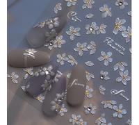 Autocollants d'art pour les ongles avec motifs d'ailes de papillon exquis - Décorations sans parfum et auto-adhésives pour les mains et les pieds avec des designs élégants et une application facile, p