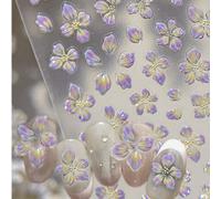 Autocollants d'art pour ongles avec motifs d'ailes de papillon exquis - Décorations sans parfum et auto-adhésives pour les mains et les pieds avec des designs élégants et une application facile, fourn