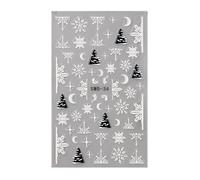 Autocollants d'art pour ongles de Noël pour Easy Festival Manucure Nails Décoration artistique pour les fêtes de vacances et l'utilisation quotidienne