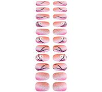 Autocollants d'art pour ongles Halloween Ongles Strips Ongles complets Enroulement Ongles Semi-durcissants Bandes Politiques Ongles Décoration d'art
