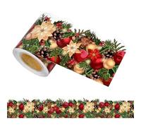 Autocollants de bord de Noël - 18 millions d'autocollants de bord de bulletin de Noël | Autocollants de décoration de Noël | Autocollants de bord de fenêtre de vacances, étiquettes Adh